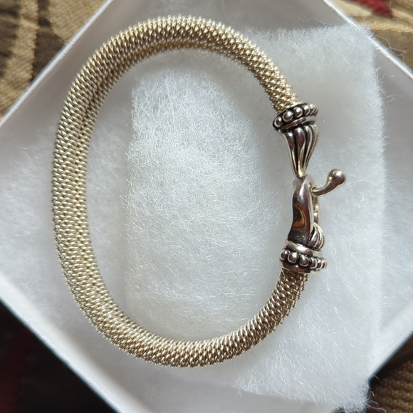 Sterling Silver Hook Bracelet - Picture 2 of 7